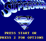 Заставка игры Superman: The Man of Steel